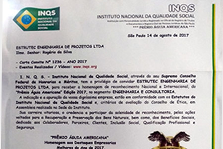 Premiação 2 - Estrutec Engenharia