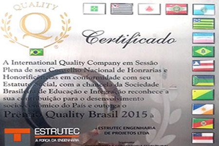 Premiação 6 - Estrutec Engenharia
